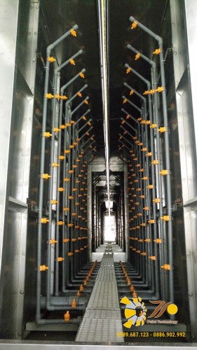 Hệ thống xử lý phun hóa chất - Dây Chuyền   Sơn Tĩnh Điện Sơn Thịnh Phát - Công Ty CP Công Nghệ Sơn Thịnh Phát